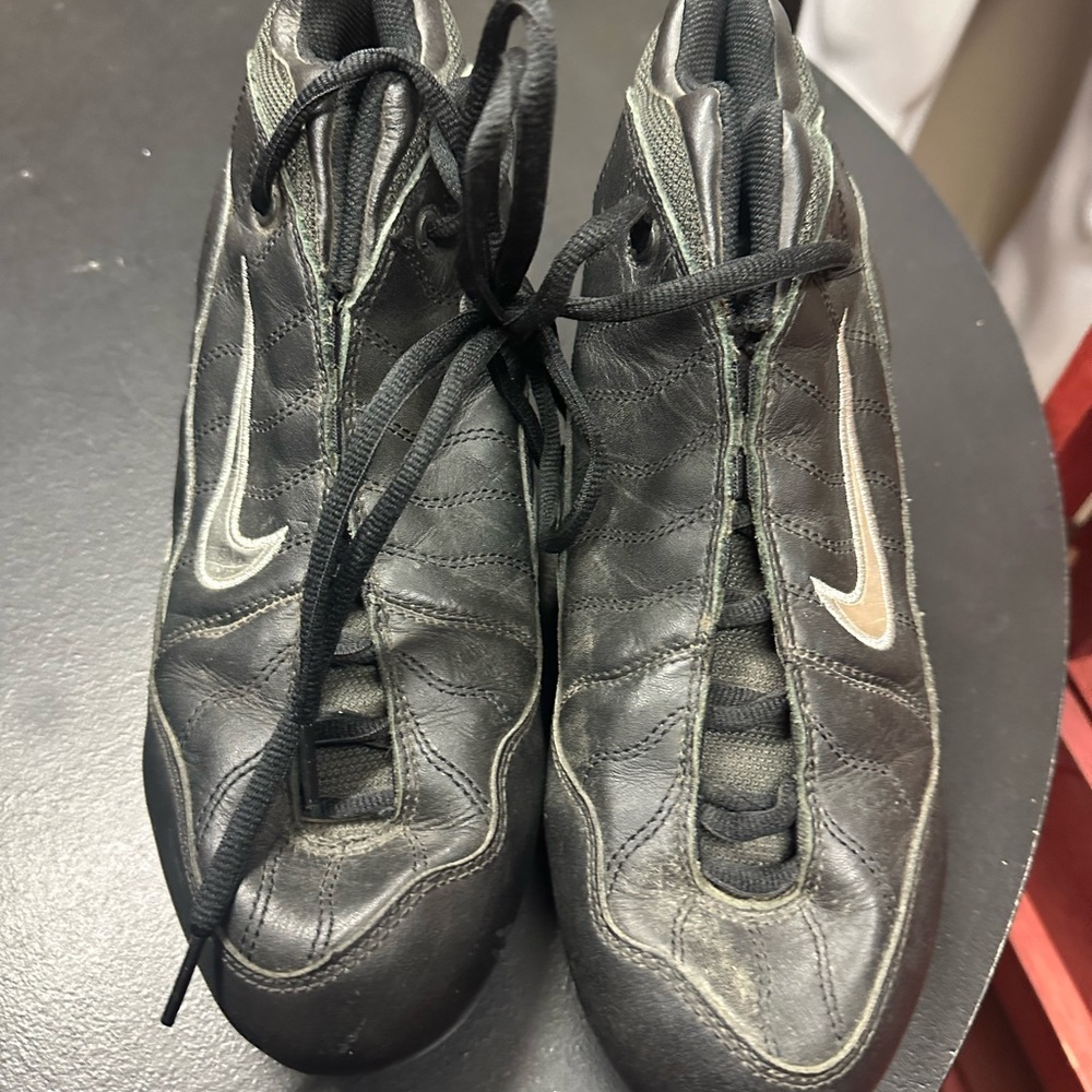 Nike Black and Gray‎ High-Top Sneakers